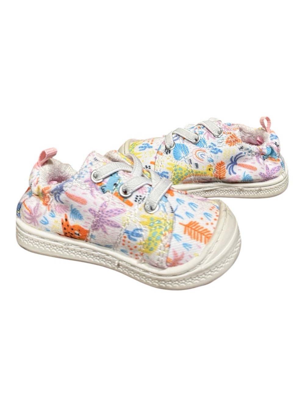 💚💰BOGO FREE Wonder Nation Baby Girl Tropical Print Sneakers